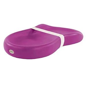 Keekaroo Peanut Changer in Raspberry; baby changing pad